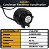 SP-B9HS16 Fan Motor, 800402 Condenser Fan Motor Replacement Parts Compatible