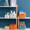 wintfarm Pack of 6 Plastic Storage Boxes, Storage Boxes with