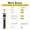 Bathroom Sink Drain Pop Up without Overflow Vessel Sink Lavatory