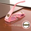 ATTCL Polarised Women's Rectangular Frame Sunglasses Trendy Chunky Sunglasses with