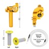 ZSDTRP Universal 7/8" 22mm Motorcycle Throttle Assembly Twists Grip CNC