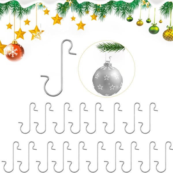 Pack of 100 Christmas Tree Decorations, Quick Hangers, Christmas Tree