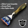 Haryali 5 Edge Razor with Horn Replica Handle Comes with