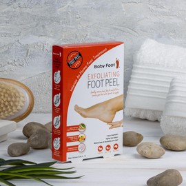 Baby Foot Original Exfoliant Foot Peel Mask - Repair Rough Dry Cracked Feet and remove Dead Skin, Repair Heels and enjoy Baby Soft Smooth Feet - 210mls Lavender Scented Pair contains 17 natural extracts (3 Pack)