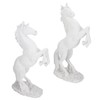 Eruopean Style Horse Sculpture Home Desk Decor Ornament Photograph Props