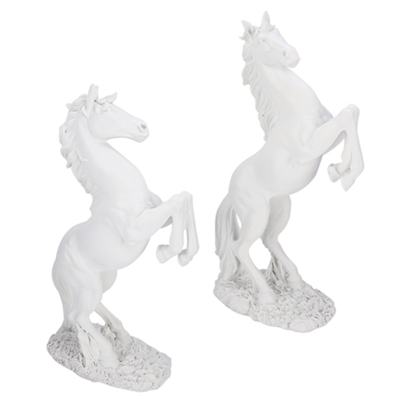 Eruopean Style Horse Sculpture Home Desk Decor Ornament Photograph Props