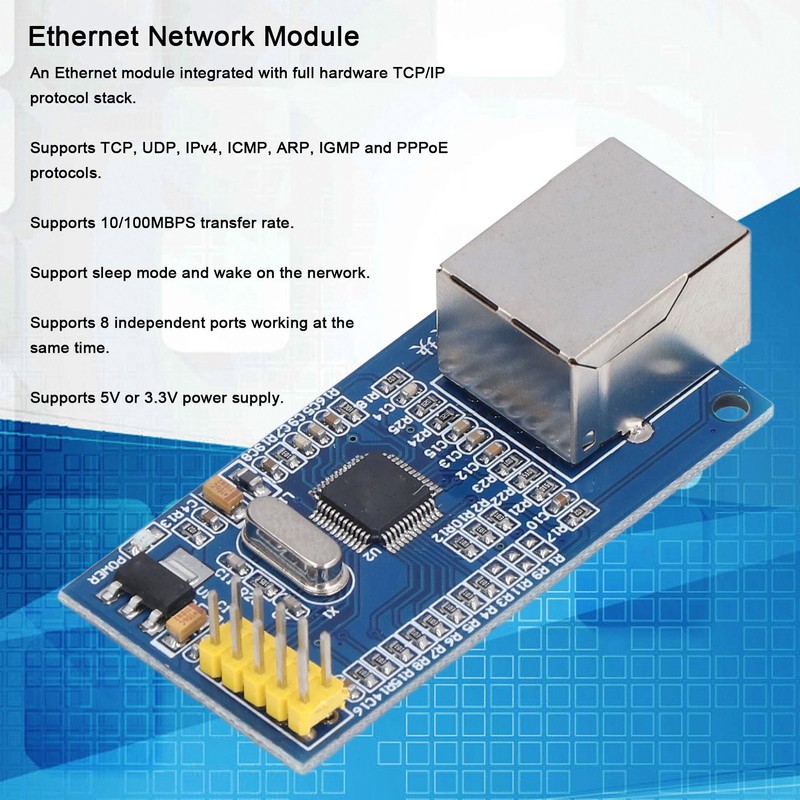 Ethernet Network Module W5500 TCP IP Protocol Stack 51 STM32