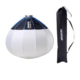Aputure Amaran 26inch/65cm Lantern Softbox,Quick Release with Bag for Continuous Lighting Amaran 300c 150c Amaran 200x S 100x S Aputure 600d 300Xand Other Bowens Mount Light