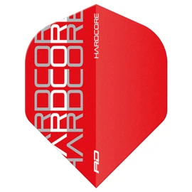 RED DRAGON Hardcore XT White Triple Darts Flights - 4 Sets Per Pack (12 Flights in Total)