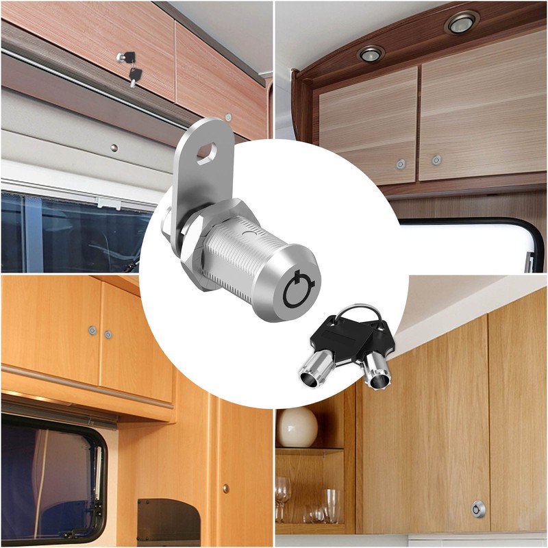 1 Pack 1-1/8¡± Cabinet Locks RV Storage Lock, Mailbox Lock