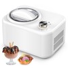 COWSAR 1 Quart Ice Cream Maker Machine with Built-in Compressor,