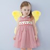 Dushi Girls Butterfly Fairy Yellow Wings for Fairy Costumes Sparkle