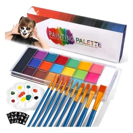 Kit Completo De Maquillaje Paleta Sombra Todo En Uno 20 Colores,10 Brochas, Larga Duración,ideal Para Regalos Y Principiantes,kit Completo Sombras Y Pinceles