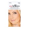 Godefroy MyBrows Long Lasting Eyebrow Transfers, High Arch, Light Brown,