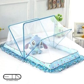 Ultra-Simple Foldable Mosquito Net for Babies Baby Mosquito Net Blue