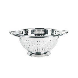Excelsa Traditionelles Nudelsieb, rostfreier Stahl, silberfarben, 22 cm