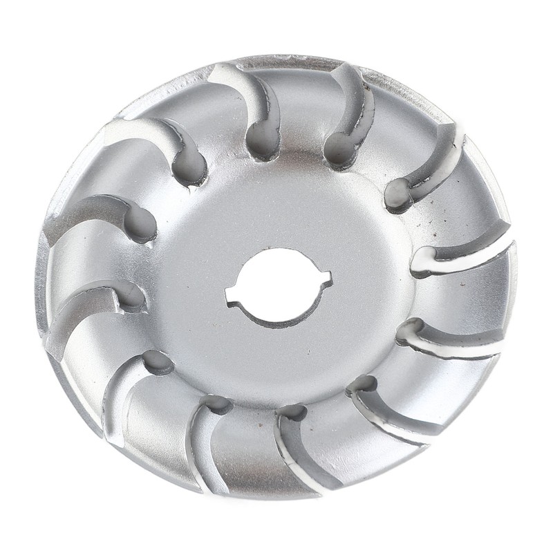90mm 12 Tooth Polishing Disc Silver Wheel Manganese Steel Woodworking