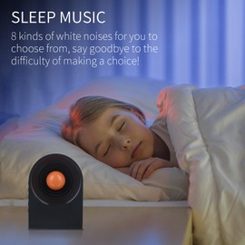 GLAMIGHT Night Light for Kids, Rechargeable Night Light for Bedroom, Portable Speaker Bluetooth, Small Bluetooth Speaker for Desk, RGB Lights, 4 Light Colors,One Phone for Two Speakers,1200mha,Black