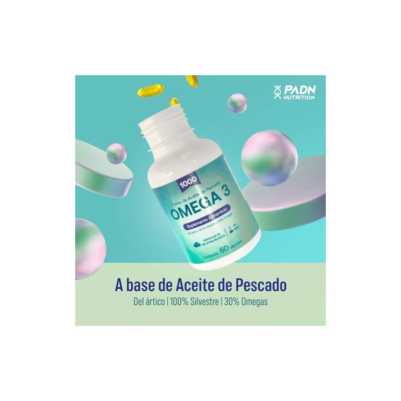 Omega 3 1000 mg | 120 Cápsulas Blandas | Aceite