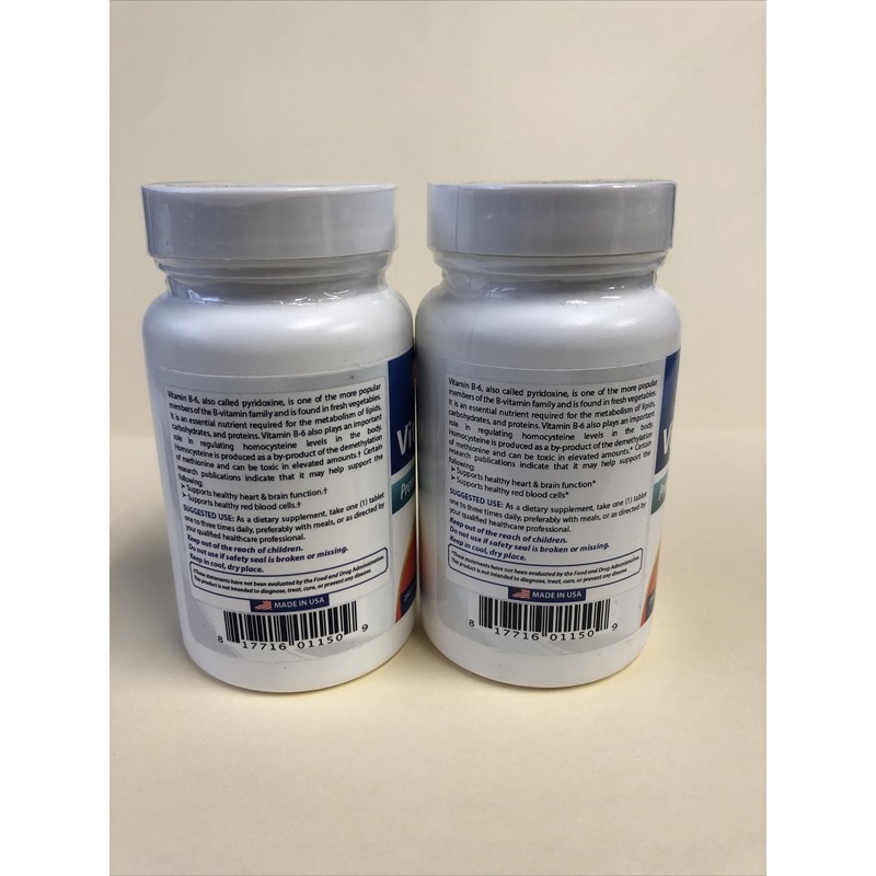 Best Naturals Vitamin B-6 25 mg - 2, 250 Tablet