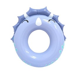 Inflatable Swimming Ring Kids Pool Floats Animals Swim Ring Cute Swimming Pool Inflatables Rings Pools Tubes for Kids Girls Boys Summer Swimmings Pools Beach Party Supplies (Purple Dinosaur)