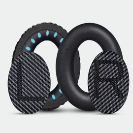 Ruikdly Bose Quietcomfort 35 ii Ohrpolster, Bose Kopfhörer Ersatz Ohrpolster, Original Ohrkissen Kompatibel mit Bose QC35/QC35 ii Kopfhörern (Schwarz)