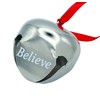 Believe Bell Christmas Tree Hanging Ornaments Sleigh Bells