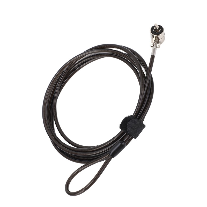 Laptop Cable Lock with 2 Keys Adjustable Length Flexibility Theft