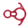 Descender Gear Aluminium Alloy 40KN Pulling Force Ox Horn Shaped