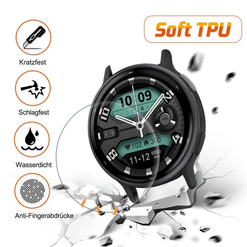 Rcokas [Pack of 4 for Garmin Vivoactive 5 Screen Protector]