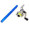 Portable Small Pen Fishing Rod and All Metal Spinning Reel