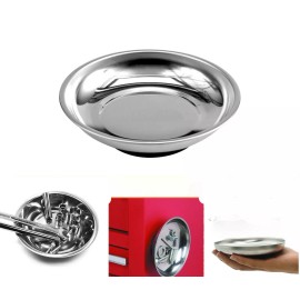 CAL-HAWK 6" POLISHED STAINLESS STEEL MAGNETIC PARTS TRAY BOLT SOCKET CZMPT