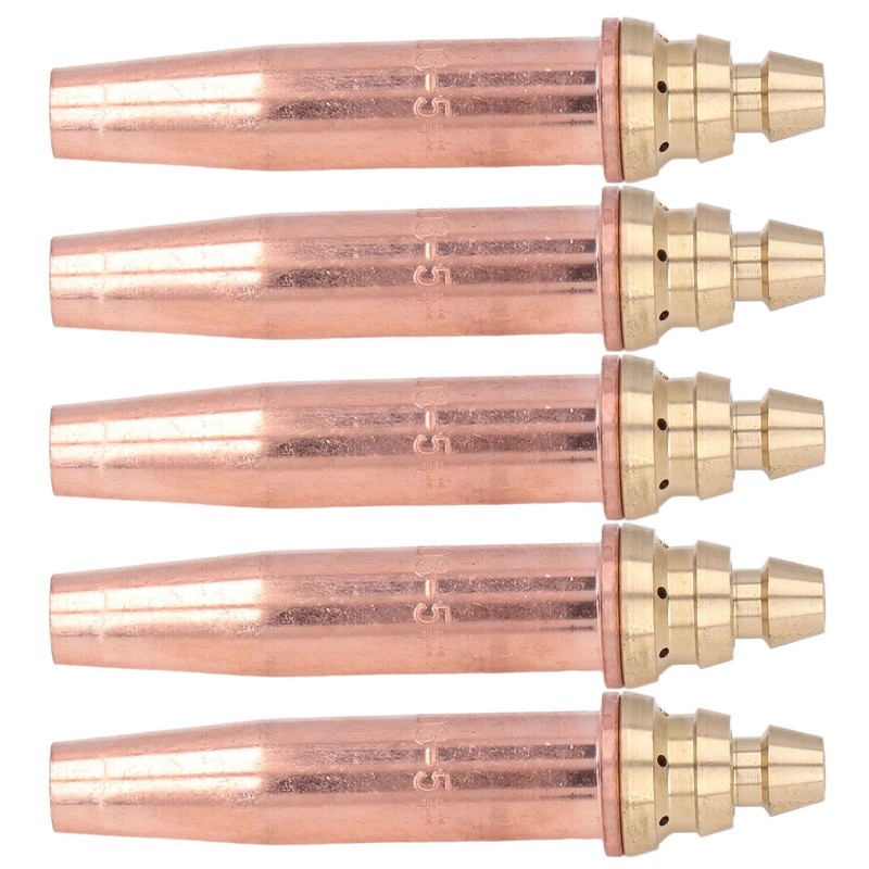 5PCS Cutting Tips Split Isobaric Propane Gas Welding Nozzles Machine