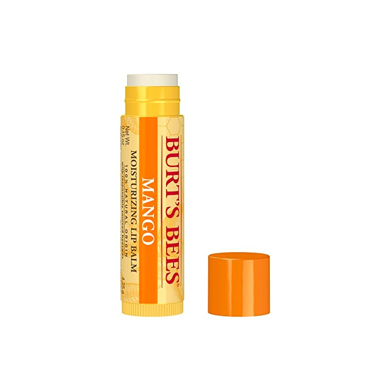 Burt 's Bees Bálsamo de labios hidratante, mango 0.15 onzas.