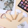 4 Stück Fächerpinsel Blush Pinsel, Makeup Brushes, Weich Hautfreundlich Maskenpinsel