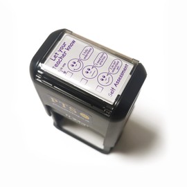 Self Assessment Let Your Teacher Know Pre Inked School Teachers Feedback Marking Stamper Stamp 42x22mm Primary Teaching Services (Purple)