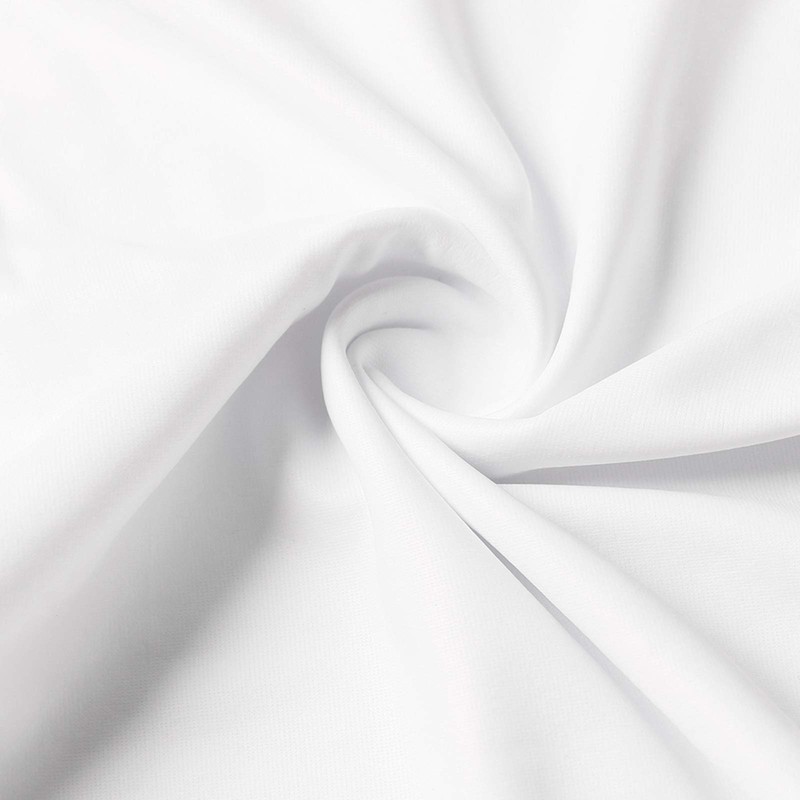 Perfk Waterproof Polyester Fitted Table Cover Cloth Decorative Round Tablecover