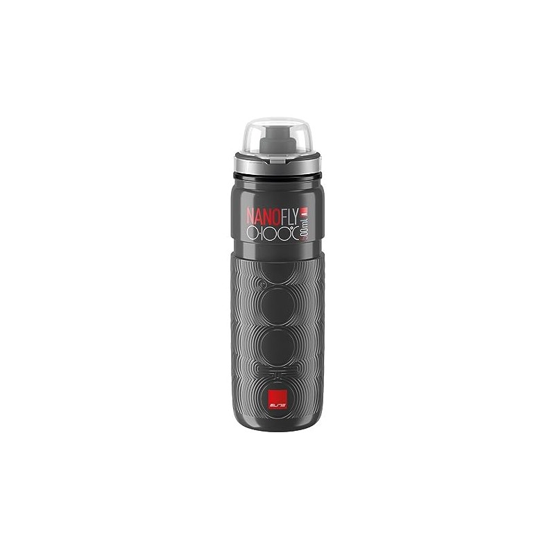 Elite Unisex - Adult Nanofly Thermal Water Bottle, Dark Grey,