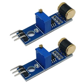 Hailege Set of 2 801S Vibration Sensor Module Vibration Module Analog Output Adjustable Sensitivity