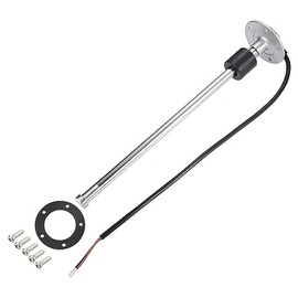 Motoforti Motoforti Universal Marine Fuel Sending Unit Float Replacement Fuel Gauge Gas Tank Diesel Water Level Sender Unit Sensor, 13" 330mm, Anti-Corrosion, Stainless Steel, Silver Tone