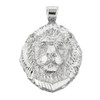 925 Sterling Silver Leo Zodiac Sign Charm King Lion Pendant