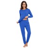 WiWi Viscose from Bamboo Women's Long Sleeve Pajama Sets Sleepwear