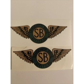 SENSENICH BROTHERS PROPELLER AIRCRAFT DECAL SET OF 2.
