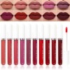 Brillo Labial 10PCS, Labial Mate Indeleble