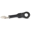 GT//Rotors 10mm Black Ratchet Wrench Keychain Key Ring (Black with