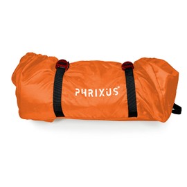 PHRIXUS Rock Climbing Rope Bag, Waterproof Folding Rope Storage Bag with Ground Sheet, Buckles and Carry Straps, Large Capacity Backpack Rock Climbing Gear for Rock Climbing Rope, Orange