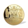 Masonic Challenge Coin Gold Plated Freemason Commemorative Coins Collectibles