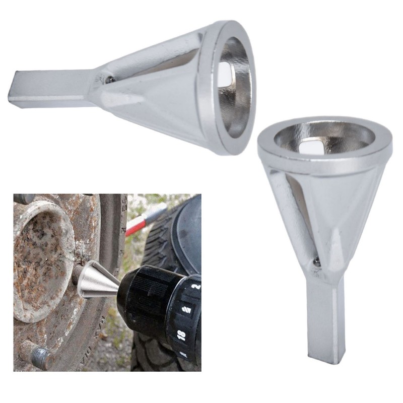 2pcs Deburring Chamfering Device Triangular Handle Deburring External Drill for