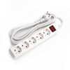 Schuko 5 Socket Strip with Switch, 3 m, 3G, 1.5