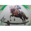 H044c Hand-made CUSTOMIZABLE Christmas Ornament horse -chestnut fox hunter hound